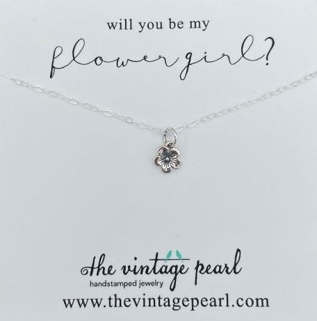 will you be my flower girl? (sterling silver)-0