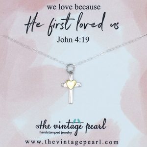 He first loved us (sterling silver & gold)-2188